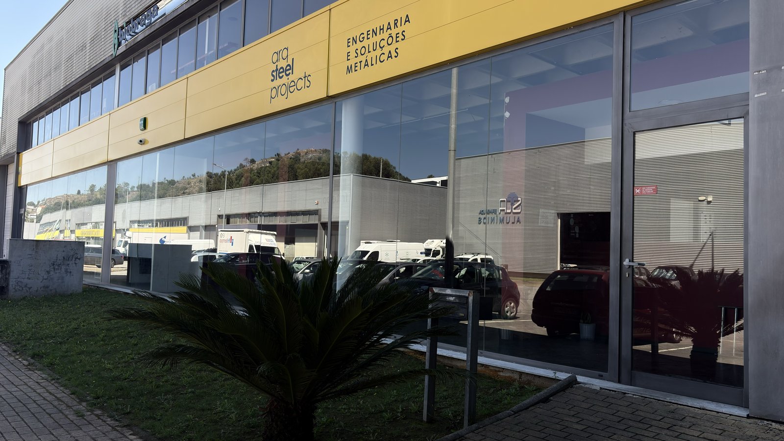 Fachada da Arq Steel Projects em Braga